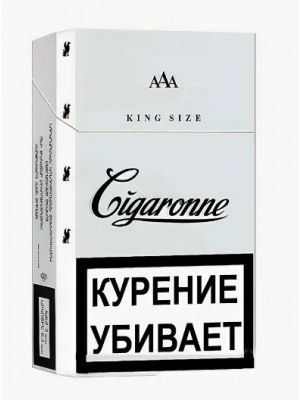 Купить Сигареты CIGARONNE King Size White Сигареты CIGARONNE King Size White